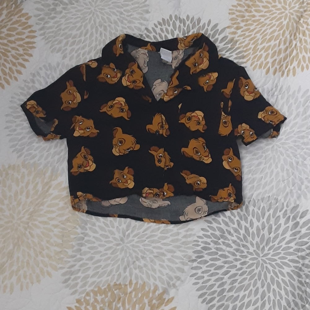 Simba Hawaiian style cropped top